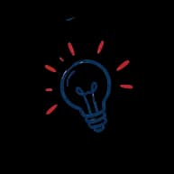Idea lightbulb illustration