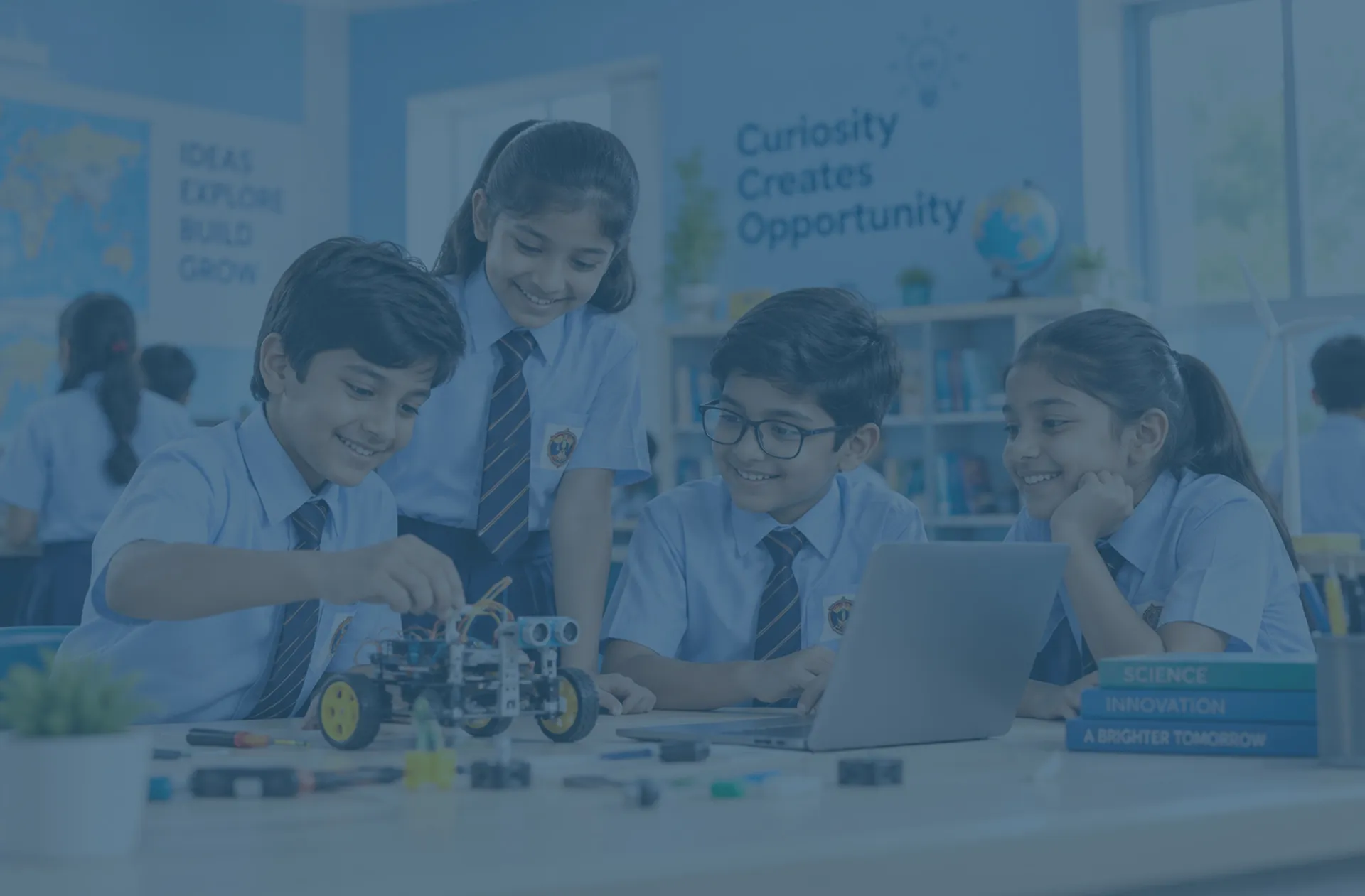 Design Thinking Classroom Background